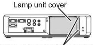 PANASONIC PTLB75U - ●-Removing and replacing the lamp unit - 1