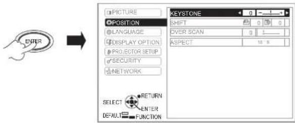 PANASONIC PTLB2U - OPERATE THE MENU - 3