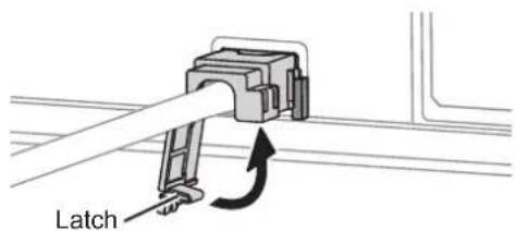 PANASONIC PTLB2U - Install the "power cord secure lock" Detach the "power cord secure lock" - 3