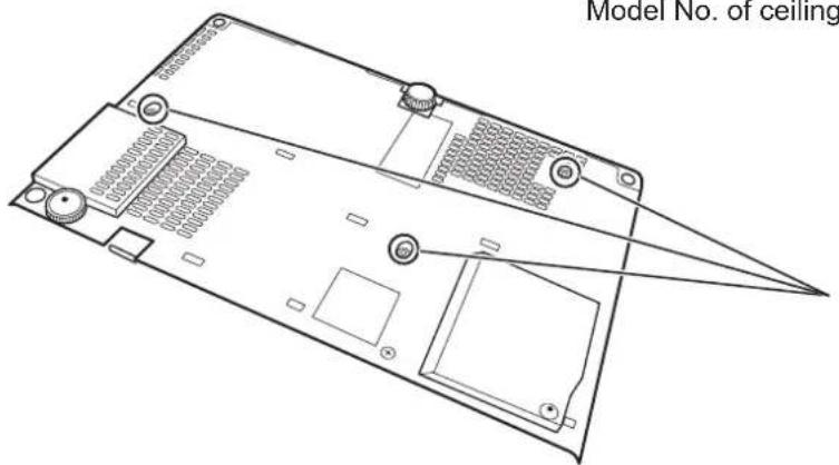 PANASONIC PTLB2U - Ceiling mount bracket safeguards - 1
