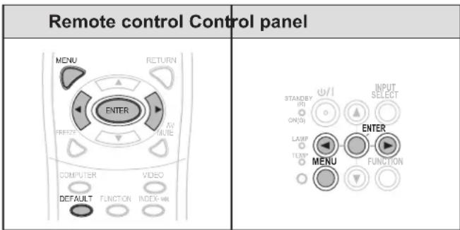 PANASONIC PTLB2U - DISPLAY OPTION MENU - 1