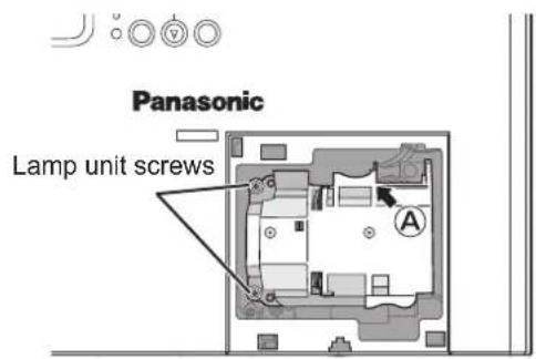 PANASONIC PTLB2U - Lamp replacement procedure - 4