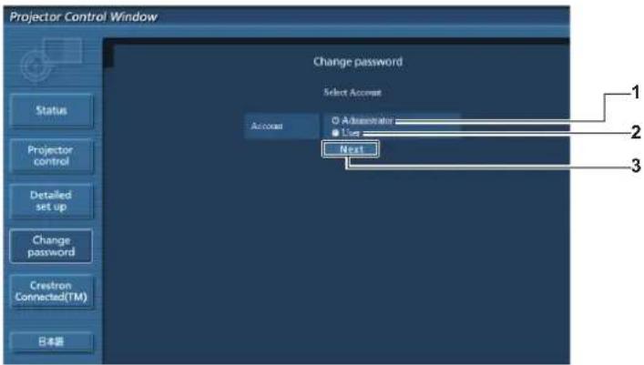 PANASONIC PTVX600 - Page [Change password] - 1