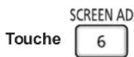 PANASONIC PTVX600 - Utilisation de la touche SCREEN ADJ - 1