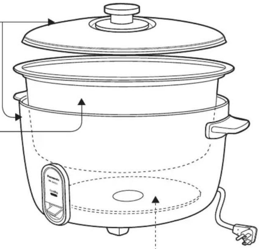 PANASONIC SRGA721L - Inner pan - 1