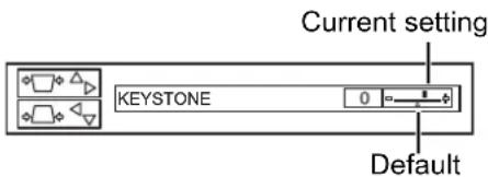 PANASONIC PTFW300NTU - - Adjusting with the bar scale items - 1