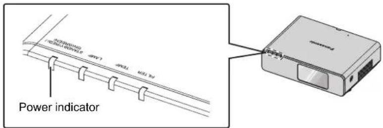 PANASONIC PTFW300NTU - Power indicator - 1