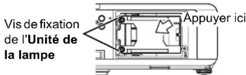 PANASONIC PTLB75NTU - Retirer et remplacer la lampe - 4
