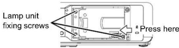 PANASONIC PTLB75NTU - - Removing and replacing the lamp unit - 4
