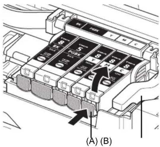CANON Pixma iP4300 - Sostituzione dei serbatoi d'inchiostro - 1