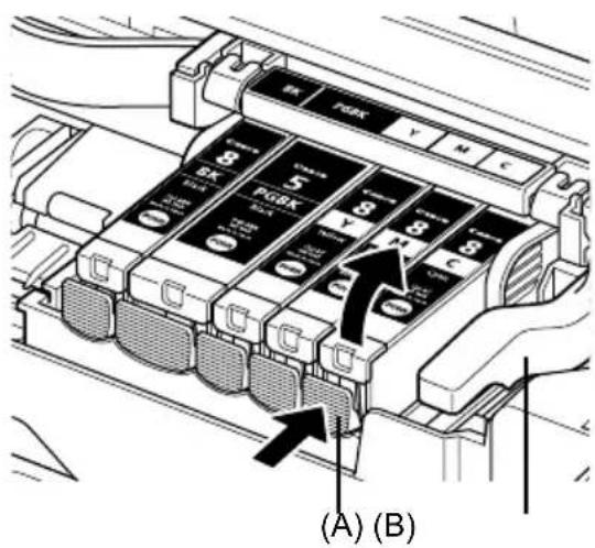 CANON Pixma iP4300 - Byta ut en bläckbehållare - 1