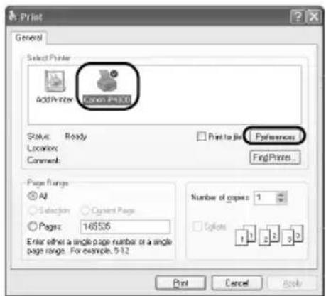 CANON Pixma iP4300 - Opmerking - 1