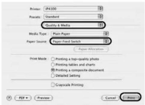 CANON Pixma iP4300 - Copyright ©2006 CANON INC. - 2