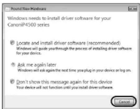 CANON Pixma iP4500 - - Informasjon for Windows - 1