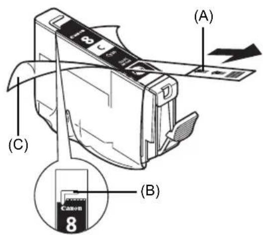 CANON Pixma iP4500 - Byta ut en blackbehällare - 2