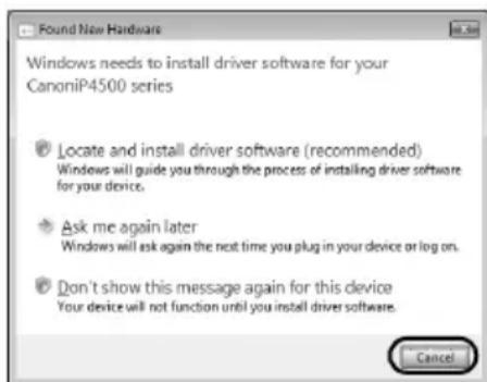CANON Pixma iP4500 - Information for Windows - 1