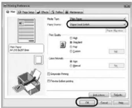 CANON Pixma iP4500 - Pastaba - 1