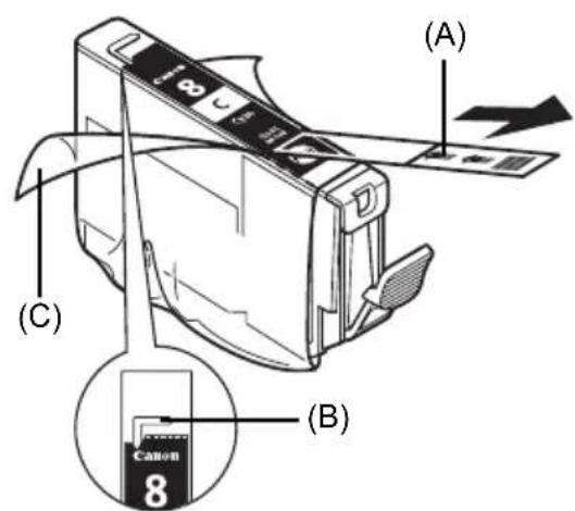 CANON Pixma iP4500 - Mustesäillön vaihtaminen - 2