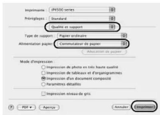 CANON Pixma iP4500 - Remarque - 2