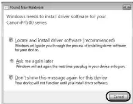 CANON Pixma iP4500 - Informace pro operacni systém Windows - 1