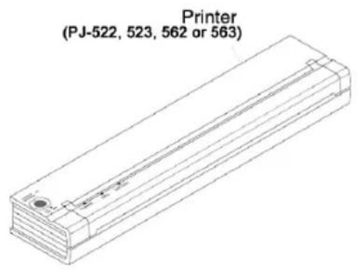 BROTHER PocketJet PJ522 - Enclosed Accessories - 1