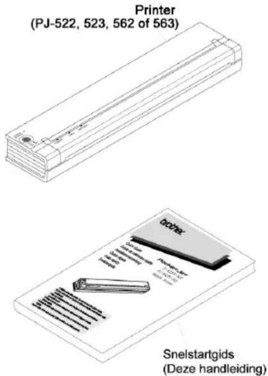 BROTHER PocketJet PJ522 - Meegeleverde Accessoires - 1
