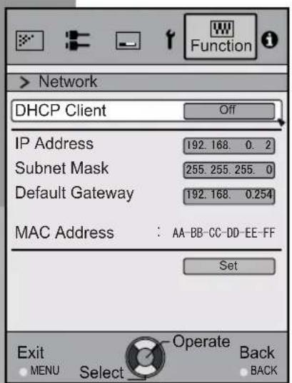 JVC DLARS65U - [5-1] Network - 1