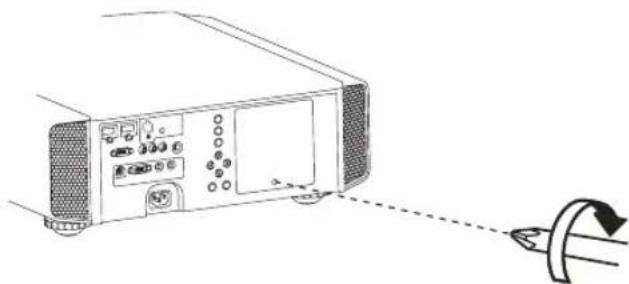 JVC DLARS65U - Attach the lamp cover - 1
