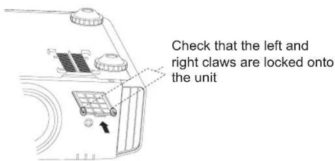 JVC DLARS65U - Reinstall the inner filter. - 1