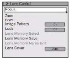 JVC DLARS65U - [3-1] Lens Control - 1