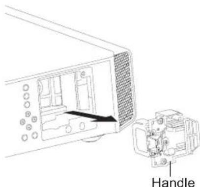 JVC DLARS65U - Pull out the lamp unit - 1
