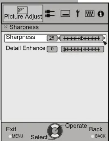 JVC DLARS65U - Adjustments and settings in the menu (continued) - 3