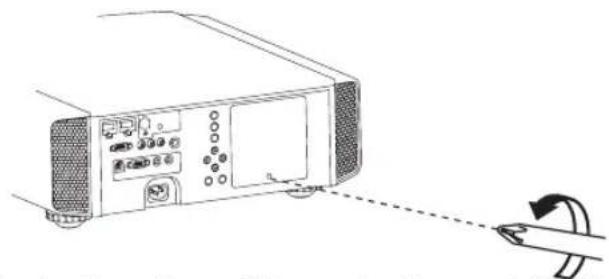 JVC DLARS65U - Procedimiento de reemplazo de la lámpara - 1