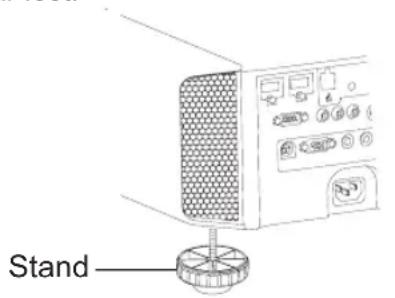 JVC DLARS65U - How to adjust the vertical angle - 1