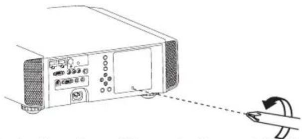 JVC DLARS55 - Procedimiento de reemplazo de la lámpara - 1
