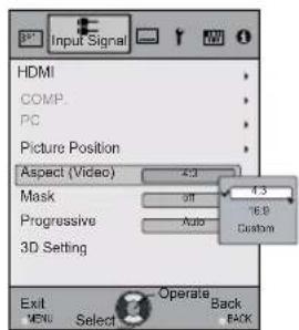 JVC DLARS55 - Aspect the image - 5