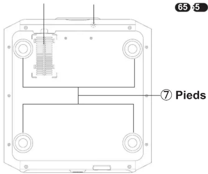 JVC DLARS55 - Boitier - Bas - 1