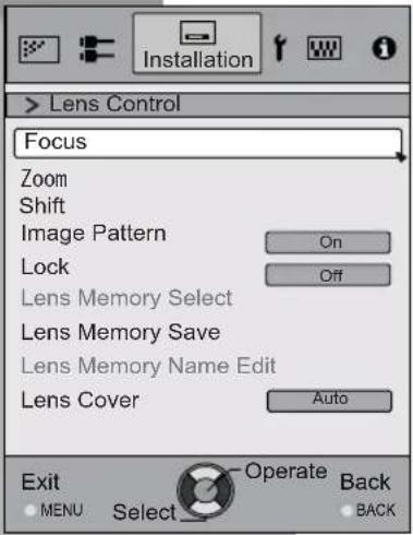 JVC DLARS55 - [3-1] Lens Control - 1