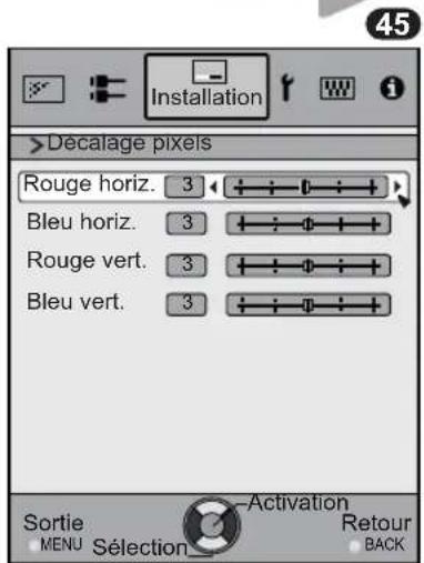 JVC DLARS55 - [3-2] Decalage pixels - 2