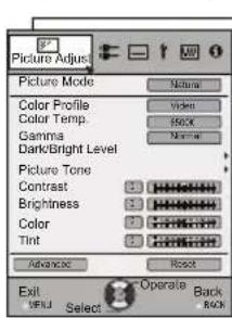 JVC DLARS55 - Press MENU. - 1