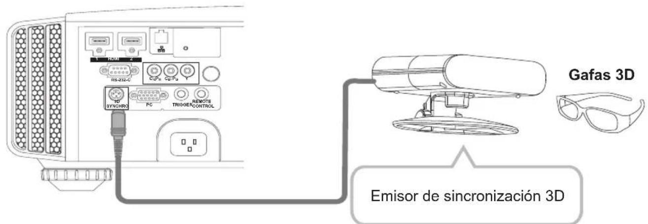 JVC DLARS55 - Conexión a工程技术 SINGRONIZACION 3D - 1