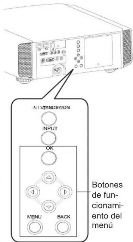 JVC DLARS55 - Botones de funciona del menu - 1