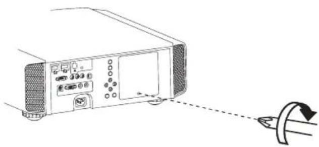 JVC DLARS55 - Fixez le couvercle de lampe - 1
