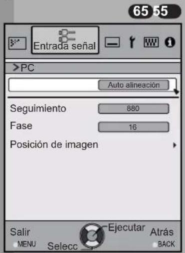 JVC DLARS55 - Ajustes y configuraciones del menu (Continuación) - 1