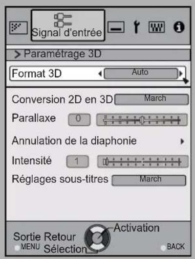 JVC DLARS55 - Réglages et paramètres dans le menu (Suite) - 3