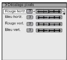 JVC DLARS55 - Réglages et paramètres dans le menu (Suite) - 1