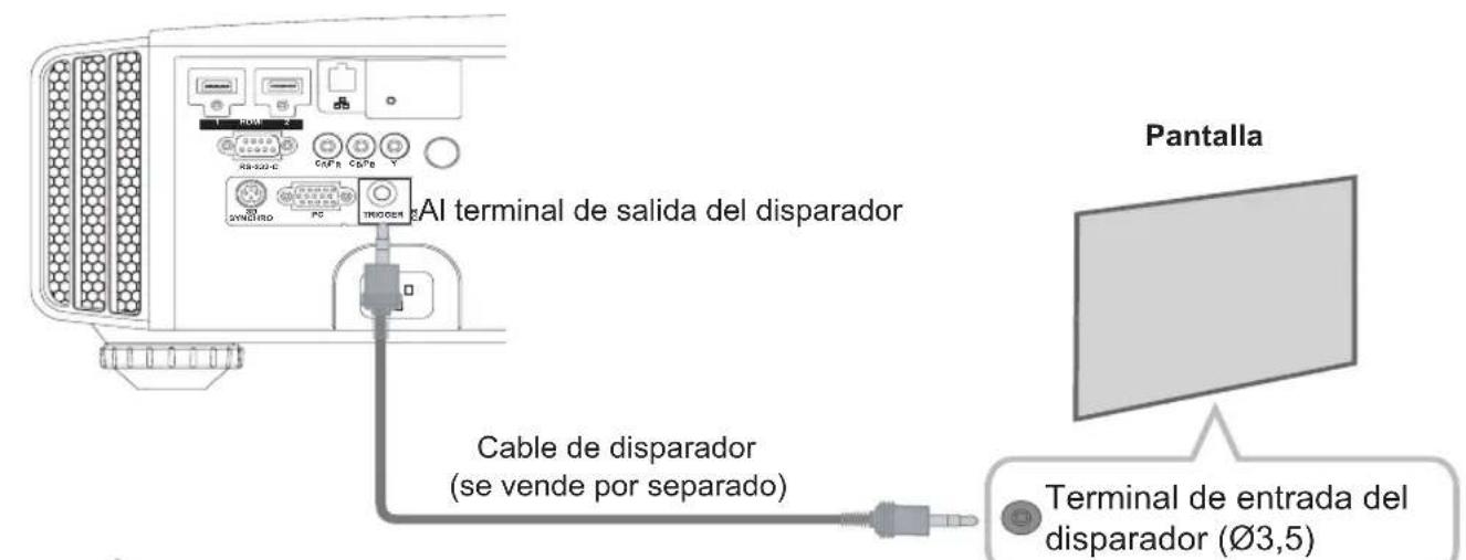 JVC DLARS55 - Conexión a工程技术 del cable del disparador - 1