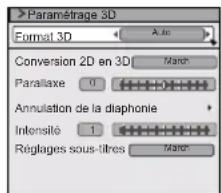 JVC DLARS55 - [2-3] Paramétrage 3D - 1