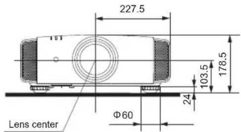 JVC DLARS60U3D - Dimensions - 3