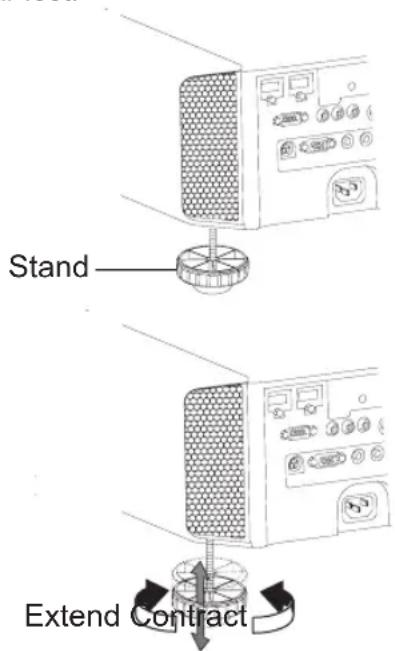 JVC DLARS60U3D - How to adjust the vertical angle - 1
